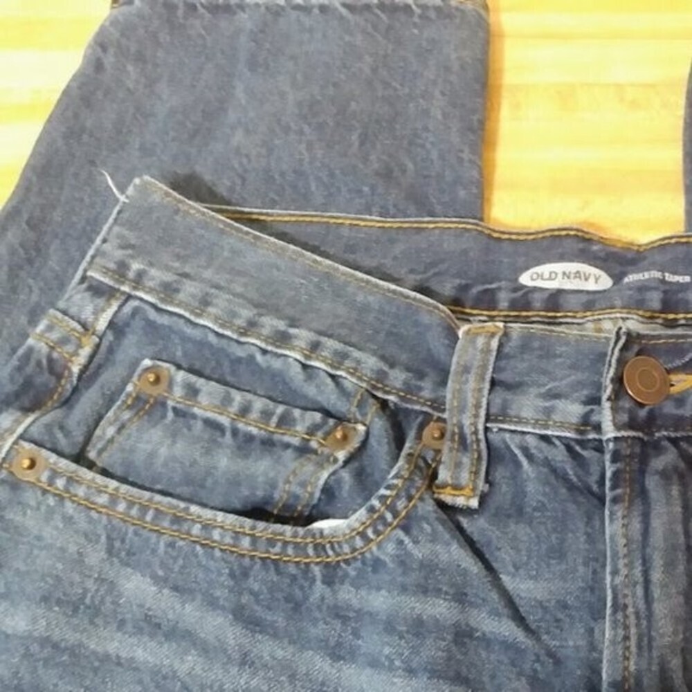 Old Navy Athletic Taper 29/30 Built In Tough Jeans - Picture 10 of 15